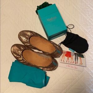 Tieks Wild Copper flats